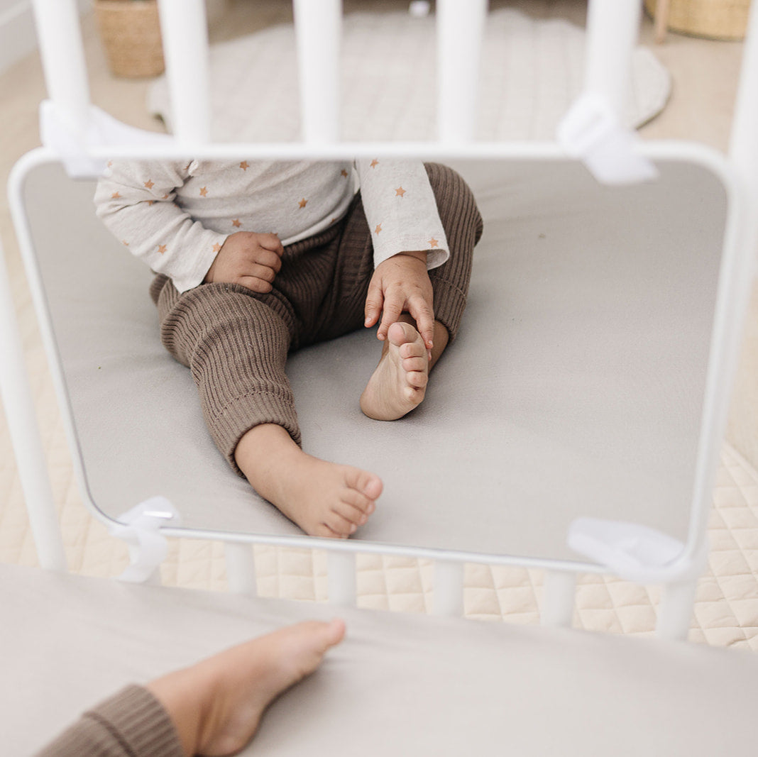 Large, Double-Sided Baby Mirror with High Contrast Images