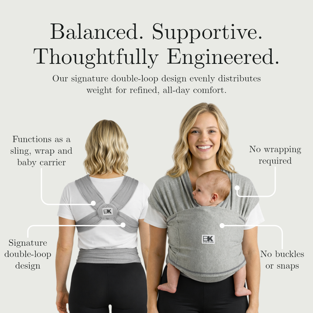 Baby K'tan Original Baby Carrier | Heather Grey