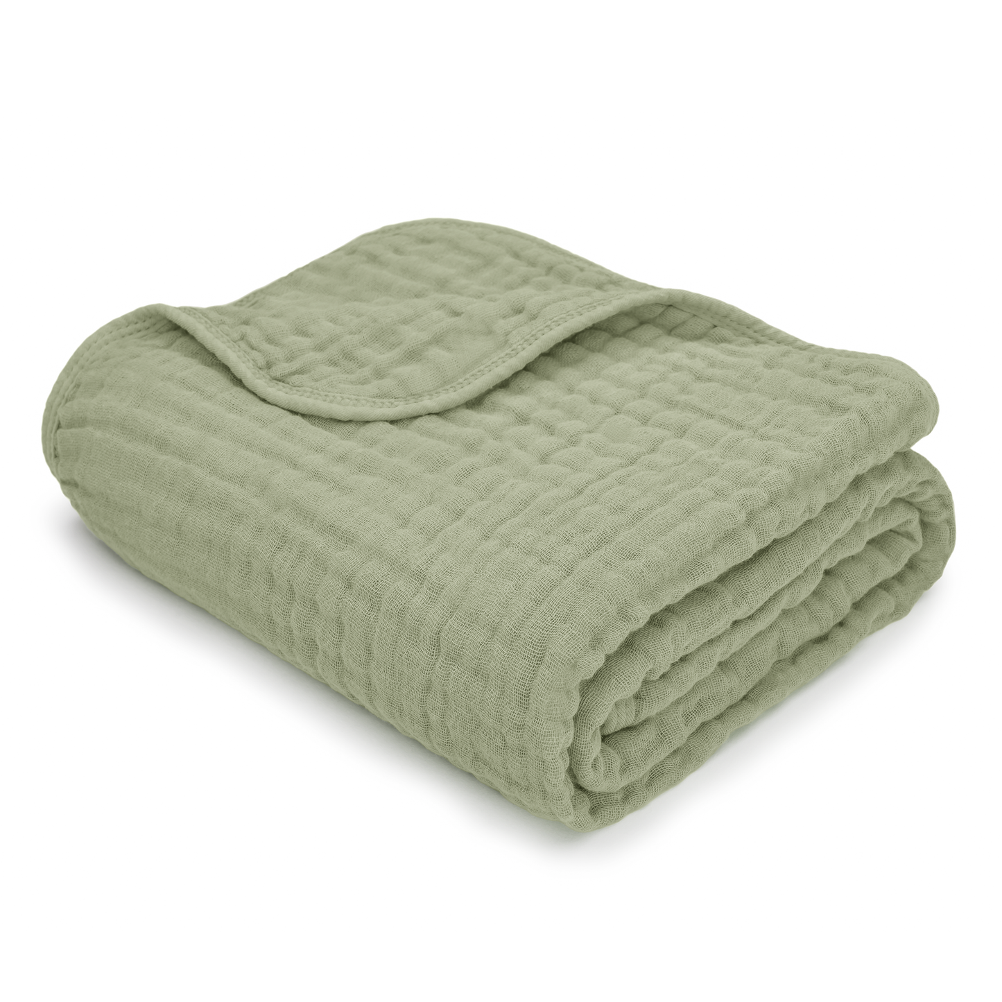 Baby Muslin Blanket in Sage