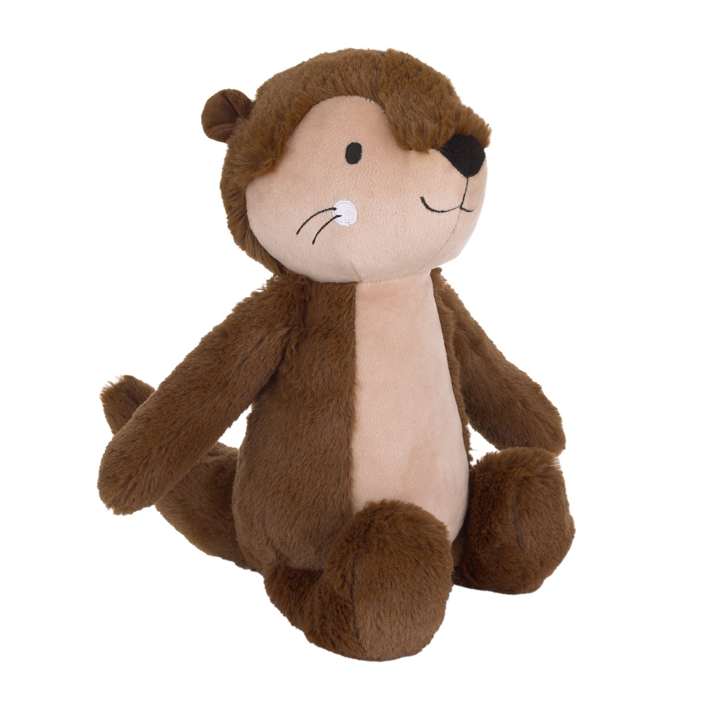 Arctic Adventure Tan and Brown Sea Otter Cuddle Plush Stuffed Animal